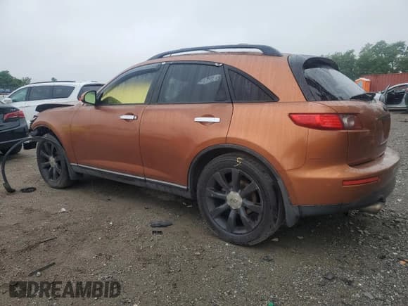 ✅ 2003 Infiniti FX Options • VIN: JNRBS08WX3X402115 • Lot: 60495435. Listed on Copart with 214,983 mi. Free auction sales archive from the USA and detailed vehicle history report at DreamBid. Image 2.