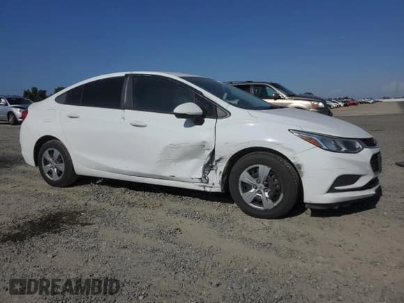 ✅ 2016 Chevrolet Cruze L • VIN: 1G1BA5SM9G7296990 • Lot: 59545915. Listed on Copart with 118,924 mi. Free auction sales archive from the USA and detailed vehicle history report at DreamBid. Image 4.