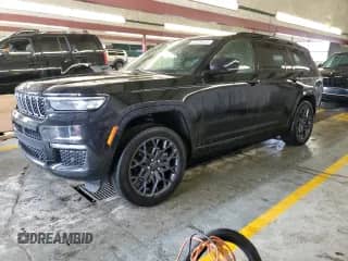✅ 2023 Jeep Grand Cherokee Summit • VIN: 1C4RJKEG9P8845754 • Lot: 43276445. Listed on Copart with 34,844 mi. Free auction sales archive from the USA and detailed vehicle history report at DreamBid. Image 1.