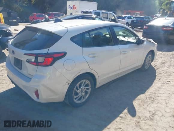 2024 Subaru Impreza с VIN JF1GUABC8R8353025, выставлен на аукционе IAAI как лот 43107861 с пробегом Не указан миль и . История ставок и продаж доступна на DreamBid. Изображение 4.