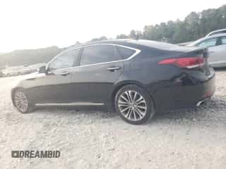 2015 Hyundai Genesis 3.8L z VIN KMHGN4JE8FU071199, wystawiony jako Copart lot #72071744 z przebiegiem 160 708 mil mil oraz Szkoda całkowita • Salvage title. Historia ofert i sprzedaży dostępna na DreamBid. Obrazek 2.