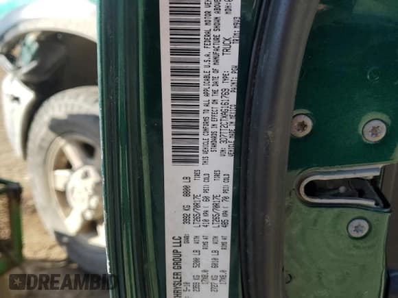 ✅ 2010 Dodge 2500 SLT • VIN: 3D7TT2CTXAG161769 • Лот: 90303105. Опубликован ранее на Copart с пробегом 208 922 миль. Бесплатный доступ к архиву аукционных продаж из США и подробный отчёт об истории автомобиля на DreamBid. Изображение 12.