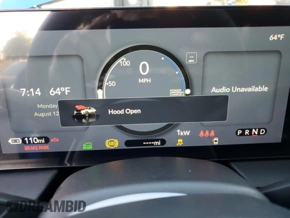 ✅ 2024 Honda Prologue Touring • VIN: 3GPKHXRJXRS501522 • Lot: 42004735. Wystawiony na Copart z przebiegiem 110 mil. Bezpłatny archiwum sprzedaży aukcyjnych z USA i szczegółowy raport historii pojazdu na DreamBid. Zdjęcie 9.