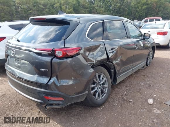 ✅ 2021 Mazda CX-9 Touring • VIN: JM3TCACY7M0526506 • Lot: 43277754. Listed on IAAI with 36,200 mi. Free auction sales archive from the USA and detailed vehicle history report at DreamBid. Image 4.