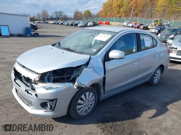 ✅ 2019 Mitsubishi Mirage ES • VIN: ML32F3FJ0KHF08021 • Лот: 43570643. Опубликован ранее на IAAI с пробегом 93 675 миль. Бесплатный доступ к архиву аукционных продаж из США и подробный отчёт об истории автомобиля на DreamBid. Изображение 2.