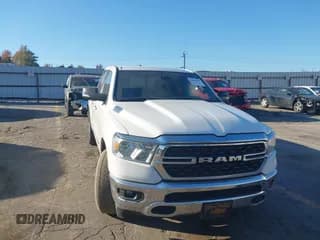 ✅ 2022 Ram 1500 Big Horn • VIN: 1C6RREBT2NN231453 • Lot: 43480006. Listed on IAAI with 77,567 mi. Free auction sales archive from the USA and detailed vehicle history report at DreamBid. Image 1.