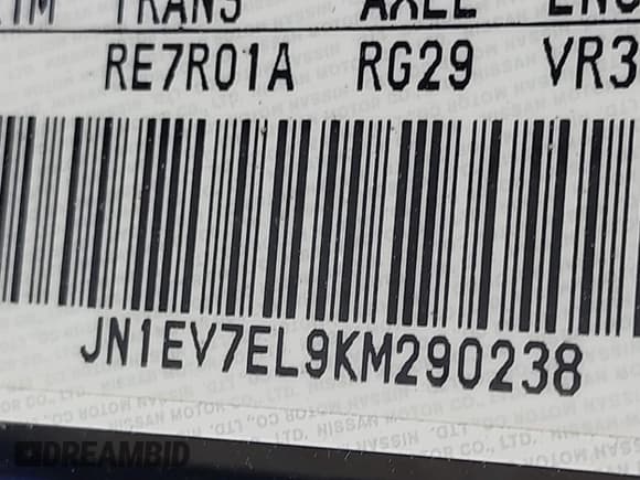 ✅ 2019 Infiniti Q60 Luxe • VIN: JN1EV7EL9KM290238 • Лот: 42198569. Опубликован ранее на IAAI с пробегом 54 754 миль. Бесплатный доступ к архиву аукционных продаж из США и подробный отчёт об истории автомобиля на DreamBid. Изображение 9.