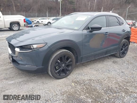 ✅ 2023 Mazda CX-30 S Carbon Edition • VIN: 3MVDMBCM8PM584296 • Lot: 41390814. Listed on IAAI with 19,959 mi. Free auction sales archive from the USA and detailed vehicle history report at DreamBid. Image 2.