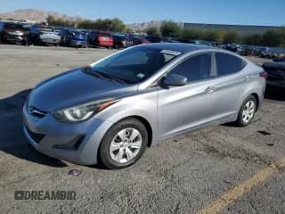 2016 Hyundai Elantra SE with VIN 5NPDH4AE8GH777406, listed as a Copart auction lot 84405575 with 108,042 mi miles and Salvage title. Bid and sale history available at DreamBid. Image 1.