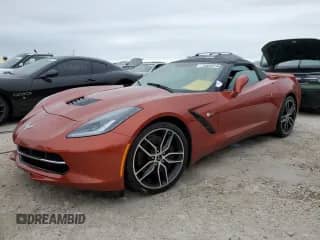 2015 Chevrolet Corvette Z51 2LT с VIN 1G1YK3D71F5111912, выставлен на аукционе Copart как лот 75064514 с пробегом Не указан миль и На запчасти • Non repairable. История ставок и продаж доступна на DreamBid. Изображение 1.