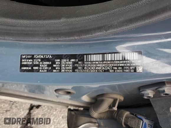 2024 Dodge Hornet GT z VIN ZACNDFAN4R3A22427, wystawiony jako Copart lot #47323145 z przebiegiem 10 315 mil mil oraz Szkoda całkowita • Salvage title. Historia ofert i sprzedaży dostępna na DreamBid. Obrazek 12.