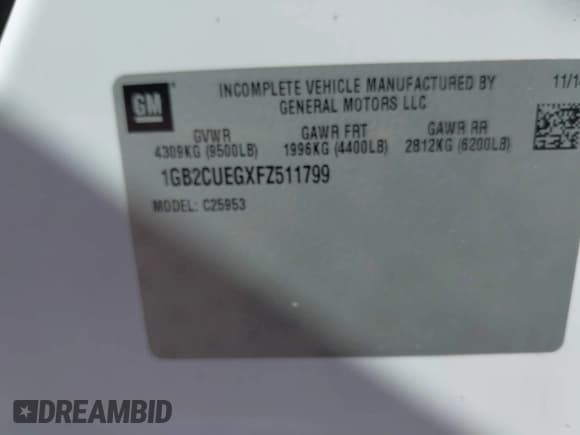 ✅ 2015 Chevrolet Silverado 2500HD Work Truck • VIN: 1GB2CUEGXFZ511799 • Лот: 43329692. Опубликован ранее на IAAI с пробегом 74 004 миль. Бесплатный доступ к архиву аукционных продаж из США и подробный отчёт об истории автомобиля на DreamBid. Изображение 9.