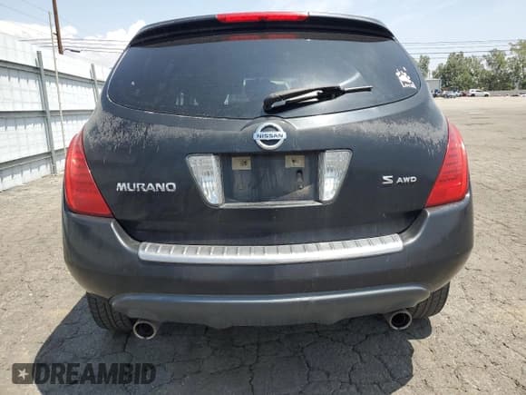 ✅ 2007 Nissan Murano SE • VIN: JN8AZ08W17W641303 • Lot: 55358545. Listed on Copart with 150,689 mi. Free auction sales archive from the USA and detailed vehicle history report at DreamBid. Image 6.