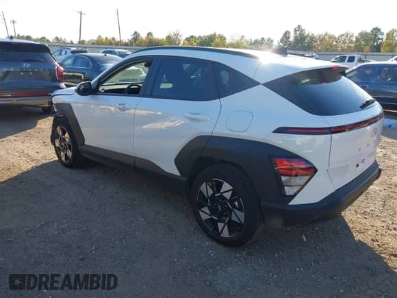2025 Hyundai Kona SEL with VIN KM8HB3AB6SU307324, listed as a IAAI auction lot 43614094 with 14,102 mi miles and . Bid and sale history available at DreamBid. Image 3.