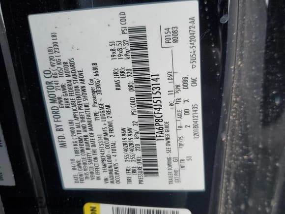 ✅ 2018 Ford Mustang GT Premium • VIN: 1FA6P8CF4J5153141 • Лот: 90248355. Опубликован ранее на Copart с пробегом 51 606 миль. Бесплатный доступ к архиву аукционных продаж из США и подробный отчёт об истории автомобиля на DreamBid. Изображение 12.