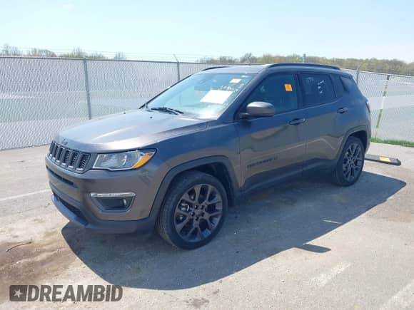 2021 Jeep Compass 80th Anniversary with VIN 3C4NJCEB1MT548631, listed as a IAAI auction lot 42055675 with 63,911 mi miles and . Bid and sale history available at DreamBid. Image 2.