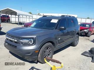✅ 2023 Ford Bronco Sport Big Bend • VIN: 3FMCR9B67PRD35013 • Lot: 43430945. Listed on IAAI with 36,520 mi. Free auction sales archive from the USA and detailed vehicle history report at DreamBid. Image 2.