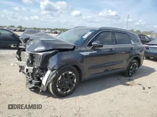 ✅ 2025 Kia Sorento S • VIN: 5XYRL4JC0SG386429 • Lot: 82745095. Listed on Copart with 8,486 mi. Free auction sales archive from the USA and detailed vehicle history report at DreamBid. Image 1.