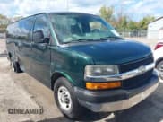 ✅ 2014 Chevrolet Express Passenger LT • VIN: 1GAZG1FG3E1173504 • Lot: 43377110. Listed on IAAI with 196,125 mi. Free auction sales archive from the USA and detailed vehicle history report at DreamBid. Image 1.