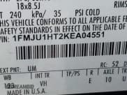 ✅ 2019 Ford Expedition XLT • VIN: 1FMJU1HT2KEA04551 • Lot: 43287704. Listed on IAAI with 70,515 mi. Free auction sales archive from the USA and detailed vehicle history report at DreamBid. Image 9.