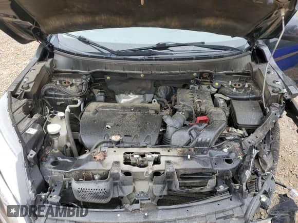 2020 Mitsubishi Outlander ES with VIN JA4AR3AU7LU014773, listed as a Copart auction lot 71806055 with 87,600 mi miles and Salvage title. Bid and sale history available at DreamBid. Image 12.