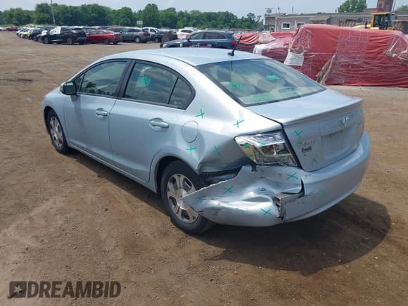 ✅ 2012 Honda Civic • VIN: JHMFB4F20CS008837 • Лот: 42618935. Опубликован ранее на IAAI с пробегом 92 810 миль. Бесплатный доступ к архиву аукционных продаж из США и подробный отчёт об истории автомобиля на DreamBid. Изображение 3.