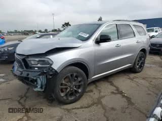 2021 Dodge Durango GT Plus with VIN 1C4RDJDG7MC663482, listed as a Copart auction lot 68691535 with 53,141 mi miles and Salvage title. Bid and sale history available at DreamBid. Image 1.