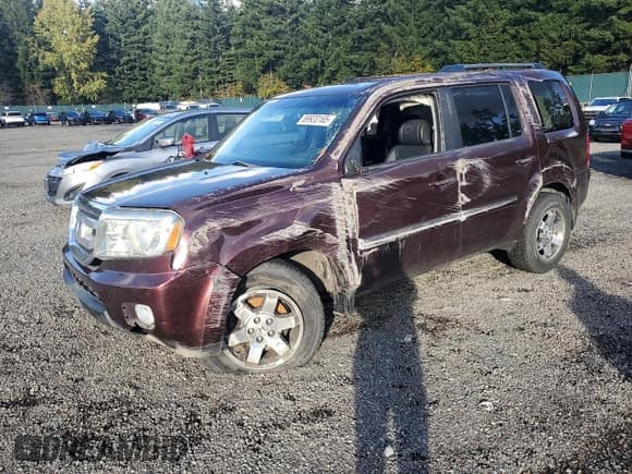 ✅ 2010 Honda Pilot Touring • VIN: 5FNYF3H92AB002020 • Лот: 89920165. Опубликован ранее на Copart с пробегом 239 262 миль. Бесплатный доступ к архиву аукционных продаж из США и подробный отчёт об истории автомобиля на DreamBid. Изображение 1.