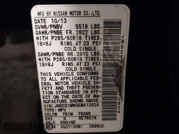 ✅ 2014 Infiniti QX70 • VIN: JN8CS1MW3EM412624 • Лот: 43427289. Опубликован ранее на IAAI с пробегом 98 218 миль. Бесплатный доступ к архиву аукционных продаж из США и подробный отчёт об истории автомобиля на DreamBid. Изображение 9.