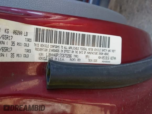 ✅ 2007 Jeep Commander Sport • VIN: 1J8HH48P17C673286 • Lot: 41361680. Listed on IAAI with 229,407 mi. Free auction sales archive from the USA and detailed vehicle history report at DreamBid. Image 9.