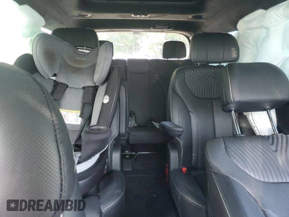 2025 Hyundai Palisade Calligraphy with VIN KM8R7DGE9SU853662, listed as a Copart auction lot 65620135 with 1,655 mi miles and Salvage title. Bid and sale history available at DreamBid. Image 10.