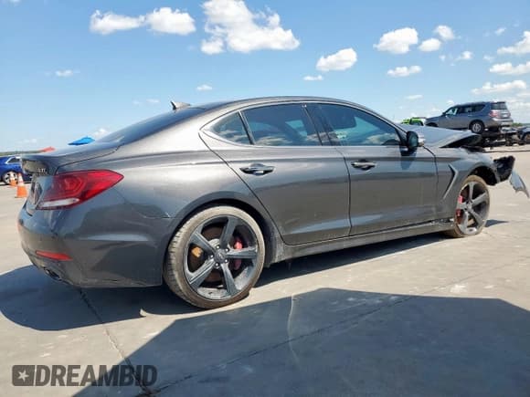 ✅ 2019 Genesis G70 Advanced • VIN: KMTG34LEXKU044878 • Lot: 68528505. Listed on Copart with 70,655 mi. Free auction sales archive from the USA and detailed vehicle history report at DreamBid. Image 3.