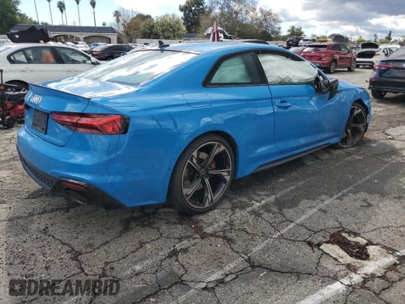 ✅ 2021 Audi RS 5 • VIN: WUANWAF50MA902681 • Lot: 44018594. Listed on Copart with Not provided. Free auction sales archive from the USA and detailed vehicle history report at DreamBid. Image 3.