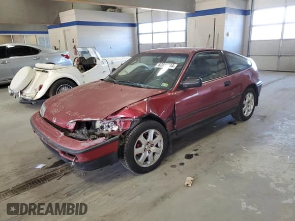✅ 1991 Honda CRX DX • VIN: JHMED8455MS015861 • Lot: 82888244. Listed on Copart with 328,469 mi. Free auction sales archive from the USA and detailed vehicle history report at DreamBid. Image 1.
