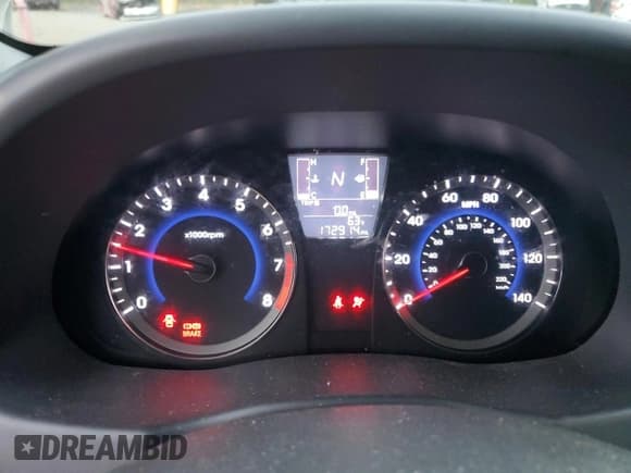 ✅ 2017 Hyundai Accent SE • VIN: KMHCT5AE8HU319643 • Lot: 75686834. Listed on Copart with 172,914 mi. Free auction sales archive from the USA and detailed vehicle history report at DreamBid. Image 9.