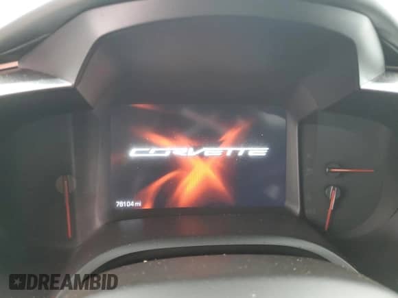 2018 Chevrolet Corvette 3LT with VIN 1G1YF3D72J5101399, listed as a Copart auction lot 44209055 with 76,104 mi miles and Salvage title. Bid and sale history available at DreamBid. Image 9.