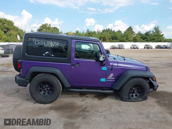 ✅ 2017 Jeep Wrangler Sport • VIN: 1C4AJWAG0HL739914 • Lot: 43343978. Listed on IAAI with 77,553 mi. Free auction sales archive from the USA and detailed vehicle history report at DreamBid. Image 13.