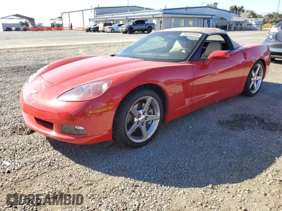 2006 Chevrolet Corvette with VIN 1G1YY36U465109685, listed as a Copart auction lot 84589935 with 49,656 mi miles and Salvage title. Bid and sale history available at DreamBid. Image 1.