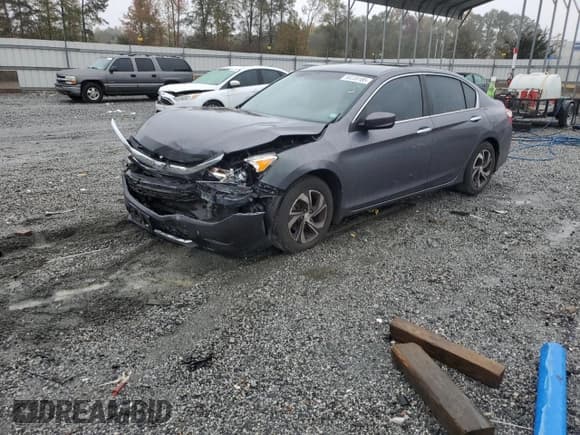 ✅ 2016 Honda Accord LX • VIN: 1HGCR2F33GA105055 • Lot: 90236185. Listed on Copart with 148,488 mi. Free auction sales archive from the USA and detailed vehicle history report at DreamBid. Image 1.