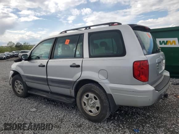 2004 Honda Pilot LX with VIN 2HKYF18144H576090, listed as a Copart auction lot 53061725 with Not provided miles and Salvage title. Bid and sale history available at DreamBid. Image 2.