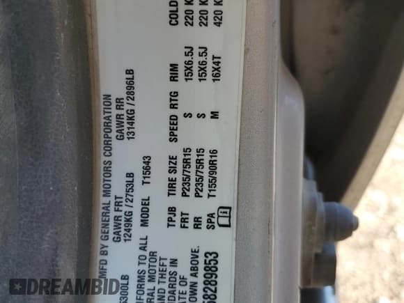 ✅ 2005 Chevrolet Colorado 1SF LS Z71 • VIN: 1GCDT136558289853 • Лот: 53709595. Опубликован ранее на Copart с пробегом 120 593 миль. Бесплатный доступ к архиву аукционных продаж из США и подробный отчёт об истории автомобиля на DreamBid. Изображение 12.