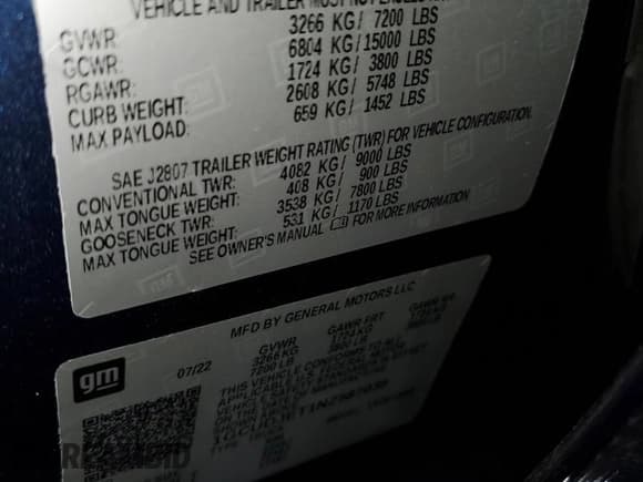 ✅ 2022 Chevrolet Silverado 1500 • VIN: 1GCUDJET1NZ587035 • Лот: 65178095. Опубликован ранее на Copart с пробегом 30 740 миль. Бесплатный доступ к архиву аукционных продаж из США и подробный отчёт об истории автомобиля на DreamBid. Изображение 12.