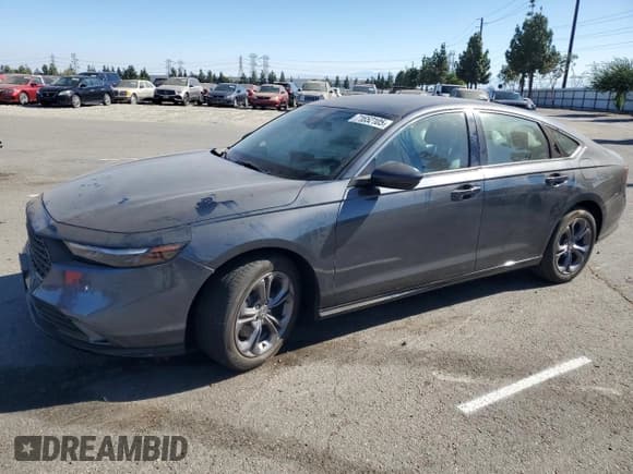 ✅ 2024 Honda Accord EX-L • VIN: 1HGCY2F64RA054570 • Лот: 71652105. Опубликован ранее на Copart с пробегом 26 831 миль. Бесплатный доступ к архиву аукционных продаж из США и подробный отчёт об истории автомобиля на DreamBid. Изображение 1.