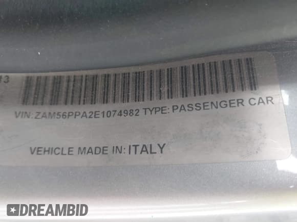 ✅ 2014 Maserati Quattroporte GTS • VIN: ZAM56PPA2E1074982 • Лот: 41588842. Опубликован ранее на IAAI с пробегом Не указан. Бесплатный доступ к архиву аукционных продаж из США и подробный отчёт об истории автомобиля на DreamBid. Изображение 9.