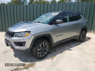 ✅ 2019 Jeep Compass Trailhawk • VIN: 3C4NJDDB5KT667948 • Lot: 70371395. Listed on Copart with 95,038 mi. Free auction sales archive from the USA and detailed vehicle history report at DreamBid. Image 1.