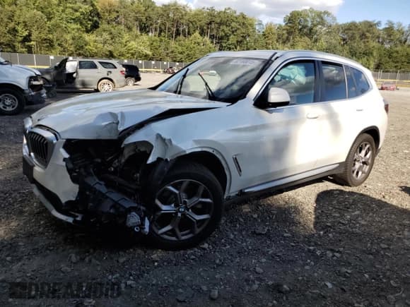 ✅ 2022 BMW X3 xDrive30i • VIN: 5UX53DP02N9L77053 • Lot: 82180015. Wystawiony na Copart z przebiegiem Nie podano. Bezpłatny archiwum sprzedaży aukcyjnych z USA i szczegółowy raport historii pojazdu na DreamBid. Zdjęcie 1.