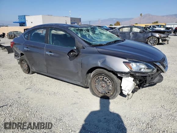 ✅ 2017 Nissan Sentra S • VIN: 3N1AB7APXHY358584 • Lot: 91510445. Listed on Copart with 90,616 mi. Free auction sales archive from the USA and detailed vehicle history report at DreamBid. Image 4.
