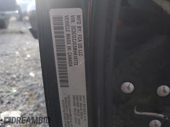 ✅ 2021 Dodge Challenger GT • VIN: 2C3CDZJG3MH610773 • Lot: 90325495. Wystawiony na Copart z przebiegiem 66 555 mil. Bezpłatny archiwum sprzedaży aukcyjnych z USA i szczegółowy raport historii pojazdu na DreamBid. Zdjęcie 13.