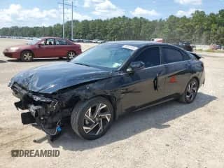 2024 Hyundai Elantra Limited with VIN KMHLP4DG5RU779890, listed as a Copart auction lot 69247975 with 16,690 mi miles and Salvage title. Bid and sale history available at DreamBid. Image 1.