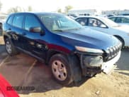 ✅ 2014 Jeep Cherokee Sport • VIN: 1C4PJMAB0EW233786 • Lot: 43457717. Listed on IAAI with 225,307 mi. Free auction sales archive from the USA and detailed vehicle history report at DreamBid. Image 1.